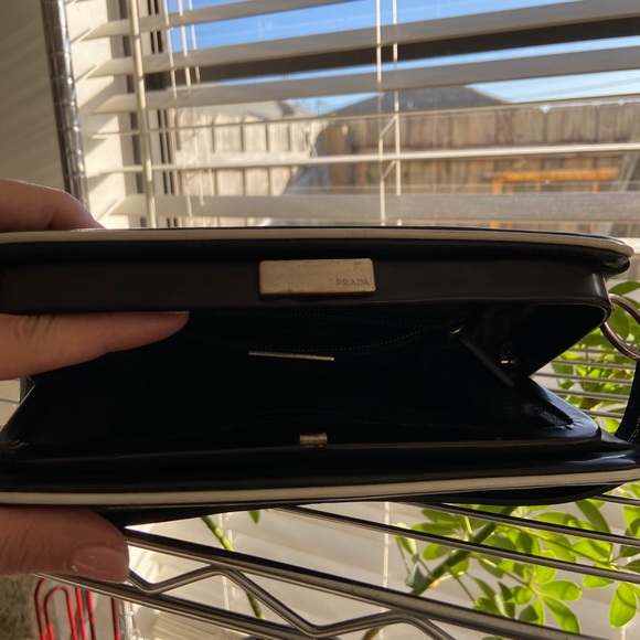 Vintage Prada Black Shoulder Purse - Picture 1 of 15